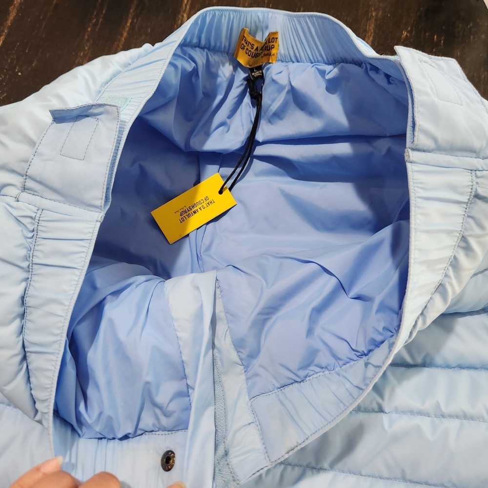 ALOCS / THATS A AWFUL LOT OF COUGH SYRUP PUFFER LARGE SNOW PANTS BLUE NWT - Picture 5 of 14